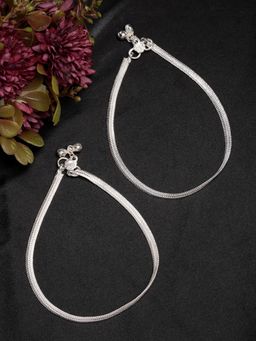 Gahan - Womens Silver-Plated Anklets