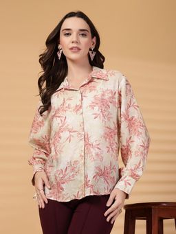 Gipsy - Pink Floral Cotton Shirt