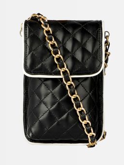 Fuchsia by Aashka Mehta - Black Capres Mobile Sling Bag