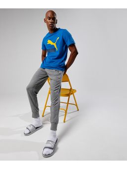 Puma - Essentials Logo Regular Fit Knitted Men's Sweat Gray Pants