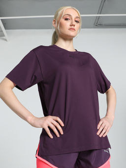Puma - Cloudspun Women Relaxed Fit Training T-Shirt Purple