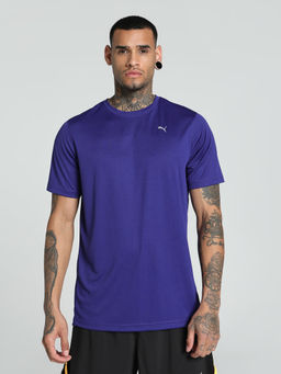 Puma - Men Logo Training T-Shirt Blue