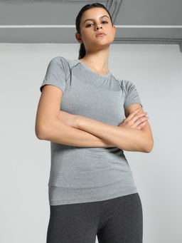 Puma - Women Seamless Training T-Shirt Grey