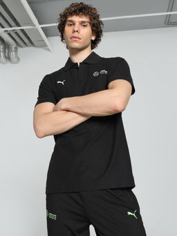 Puma - Mercedes-Amg Petronas F1 Pique Men Motorsport Polo T-Shirt Black