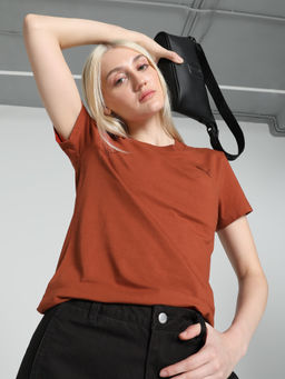 Puma - Classics Women Crew Neck T-Shirt Red