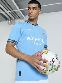 Puma - Manchester City 24/25 Men Football Home Jersey T-Shirt Blue