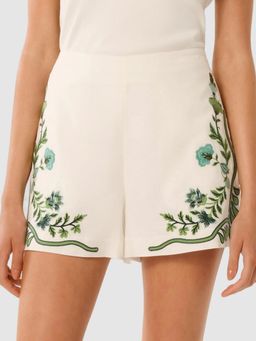 Forever New - Rosalia Embroidered Shorts