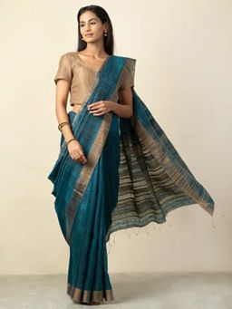 Fabindia - Silk Matka Woven Sari