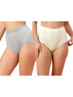 BRACHY - Soft Organic Full Coverage High-Rise Stretchable Maternity Panties (Pack of 2)