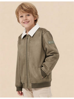 U.S. POLO ASSN. - Olive Solid Bomber Jacket