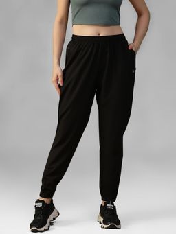 Athlisis - Black Women's Mid-Rise Trackpant