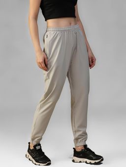 Athlisis - Grey Women's Mid-Rise Trackpant