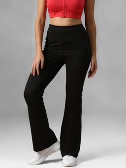 Athlisis - Black Women's High-Waist Yoga Trackpant