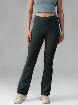 Athlisis - Green Women's High-Waist Yoga Trackpant