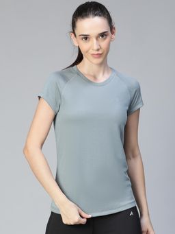 Athlisis - Grey Women's E-Dry Slim Fit T-Shirt