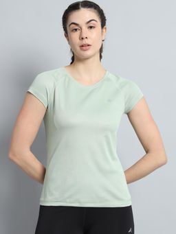 Athlisis - Green Women's E-Dry Slim Fit T-Shirt