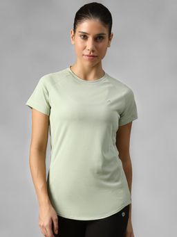 Athlisis - Green Women's E-Dry Slim Fit T-Shirt