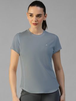 Athlisis - Grey Women's E-Dry Slim Fit T-Shirt