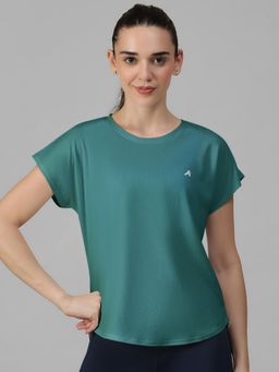 Athlisis - Teal Women's E-Dry Slim Fit T-Shirt