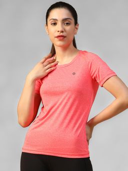 Athlisis - Coral Women's E-Dry Slim Fit T-Shirt