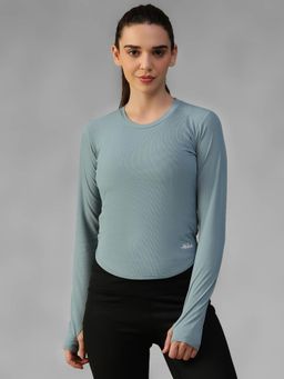 Athlisis - Blue Women's E-Dry Slim Fit T-Shirt