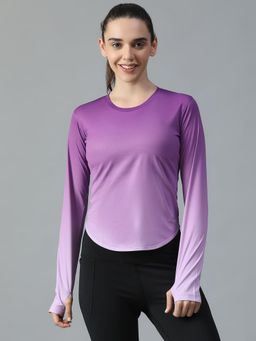 Athlisis - Purple Women's E-Dry Slim Fit T-Shirt