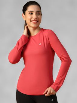 Athlisis - Coral Women's E-Dry Slim Fit T-Shirt