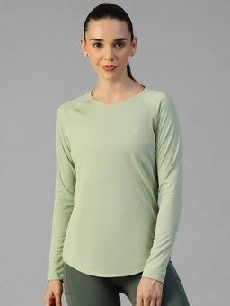 Athlisis - Green Women's E-Dry Slim Fit T-Shirt
