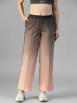 Athlisis - Peach Women's Relaxed Fit Mid-Rise Trackpant