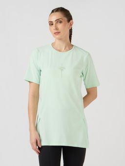 Technosport - Green Women's Soft Stretch Gym Yoga Performance Sports T-Shirt