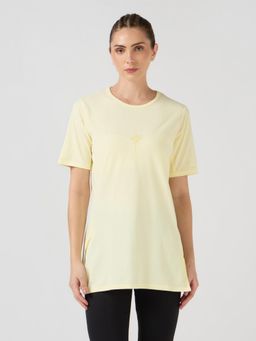 Technosport - Yellow Women's Soft Stretch Gym Yoga Performance Sports T-Shirt