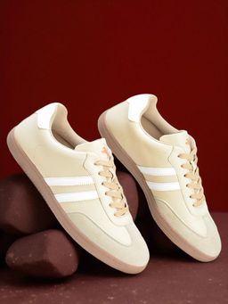 Cantabil - Beige Casual Sneakers Shoes for Men
