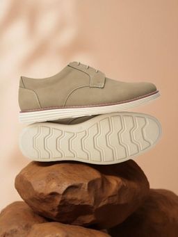 Cantabil - Beige Derbies for Men