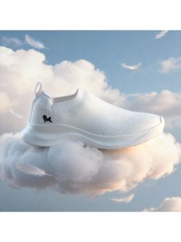 Neeman's - Mens Cloud Flex Slip Ons Sneakers - White