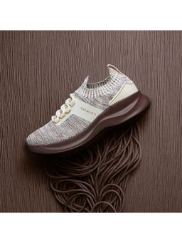 Neeman's - Fuse Knit Sneakers for Men - Off White