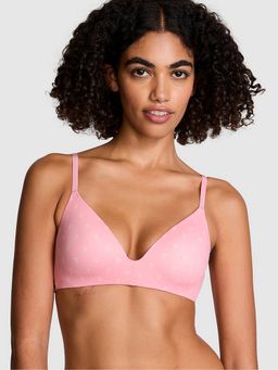 Victoria's Secret - Pink Printed Demi Bra