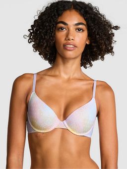 Victoria's Secret - Pink Wear Everywhere Mulit-Color Printed Push Up Bra