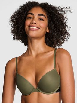 Victoria's Secret - Pink Wear Everywhere Green Push Up Bra