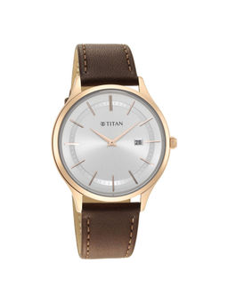Titan - Classique 90142WL01 White Dial Analog watch for Men