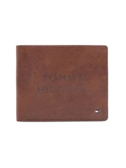 Tommy Hilfiger - Men Thasos Leather Global Coin Wallet - Brown