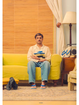 Gully Labs - Men Pitai Blue Thong Slippers