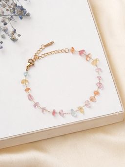 Palmonas - Women Multi-Color Pastel Crystal Chip Bracelet