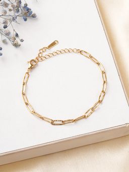 Palmonas - Women Gold Link Minimalist Chain Bracelet