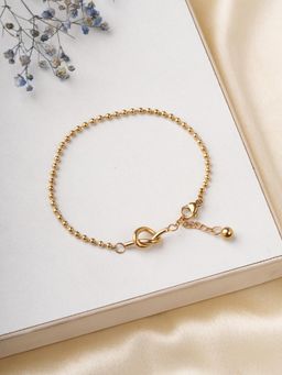 Palmonas - Women Gold Minimal Sphere Chain Bracelet