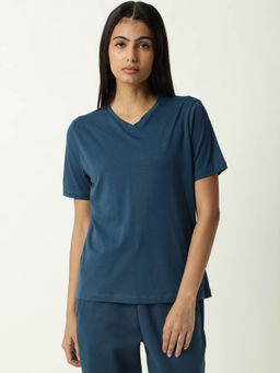 RAREISM - Arvi Dusky Blue T-Shirt