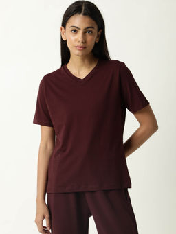 RAREISM - Arvi Primary Maroon T-Shirt
