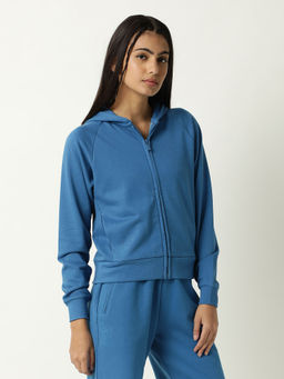 RAREISM - Capper Primary Petrol Sweatshirt