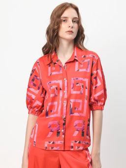 RAREISM - Mclean Primary Pink Shirt