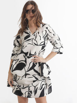 RAREISM - Oreink Primary Off White Dress