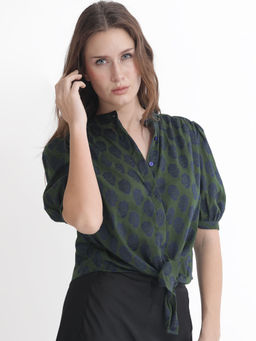 RAREISM - Andle Dusky Green Top